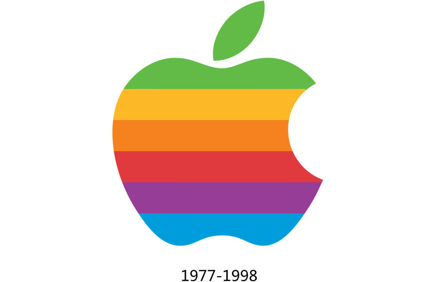 苹果的彩虹logo使用了21年,它出现在macintosh,powerbook,newton等多
